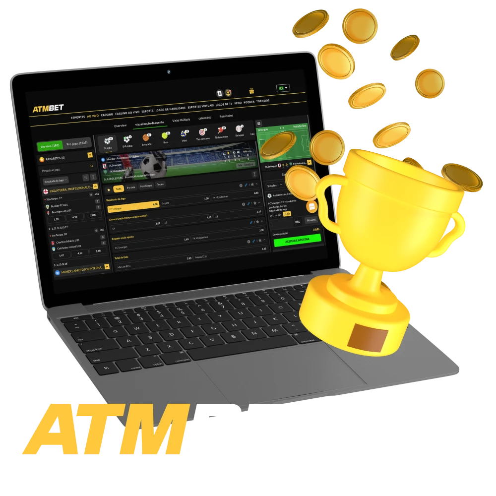 Como posso apostar em esportes no cassino online ATMBET.