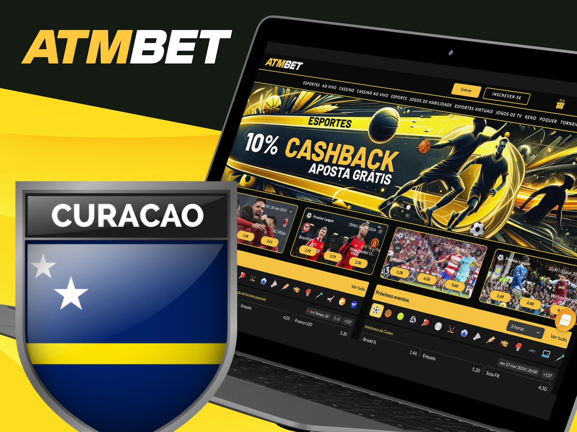 Os logotipos e marcas registradas do cassino online ATMBET são protegidos por direitos autorais.