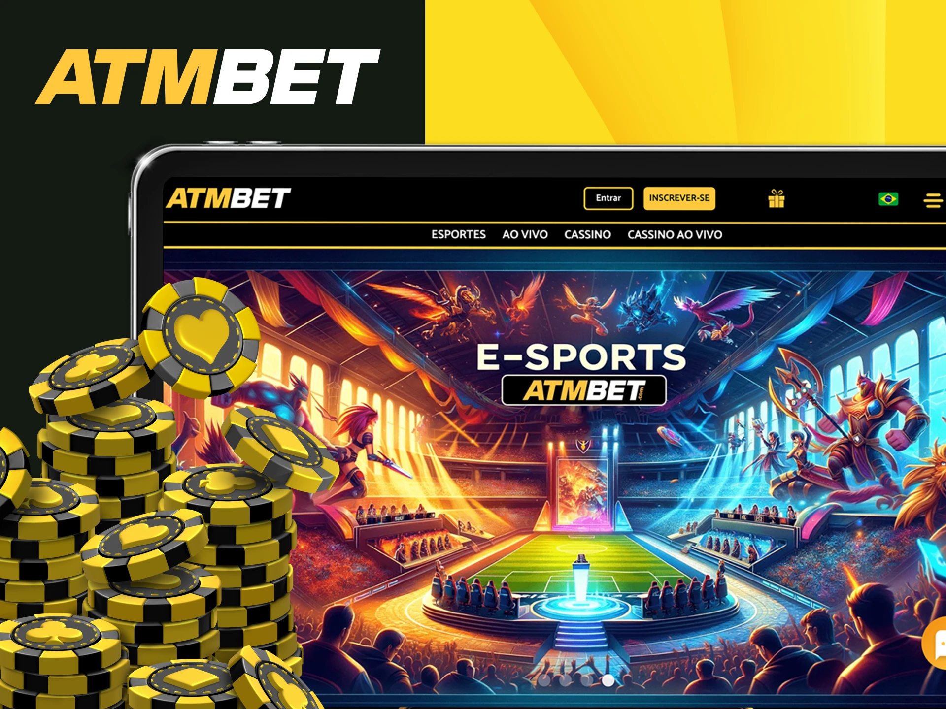 A responsabilidade por possíveis ações cabe à administração do casino online ATMBET.