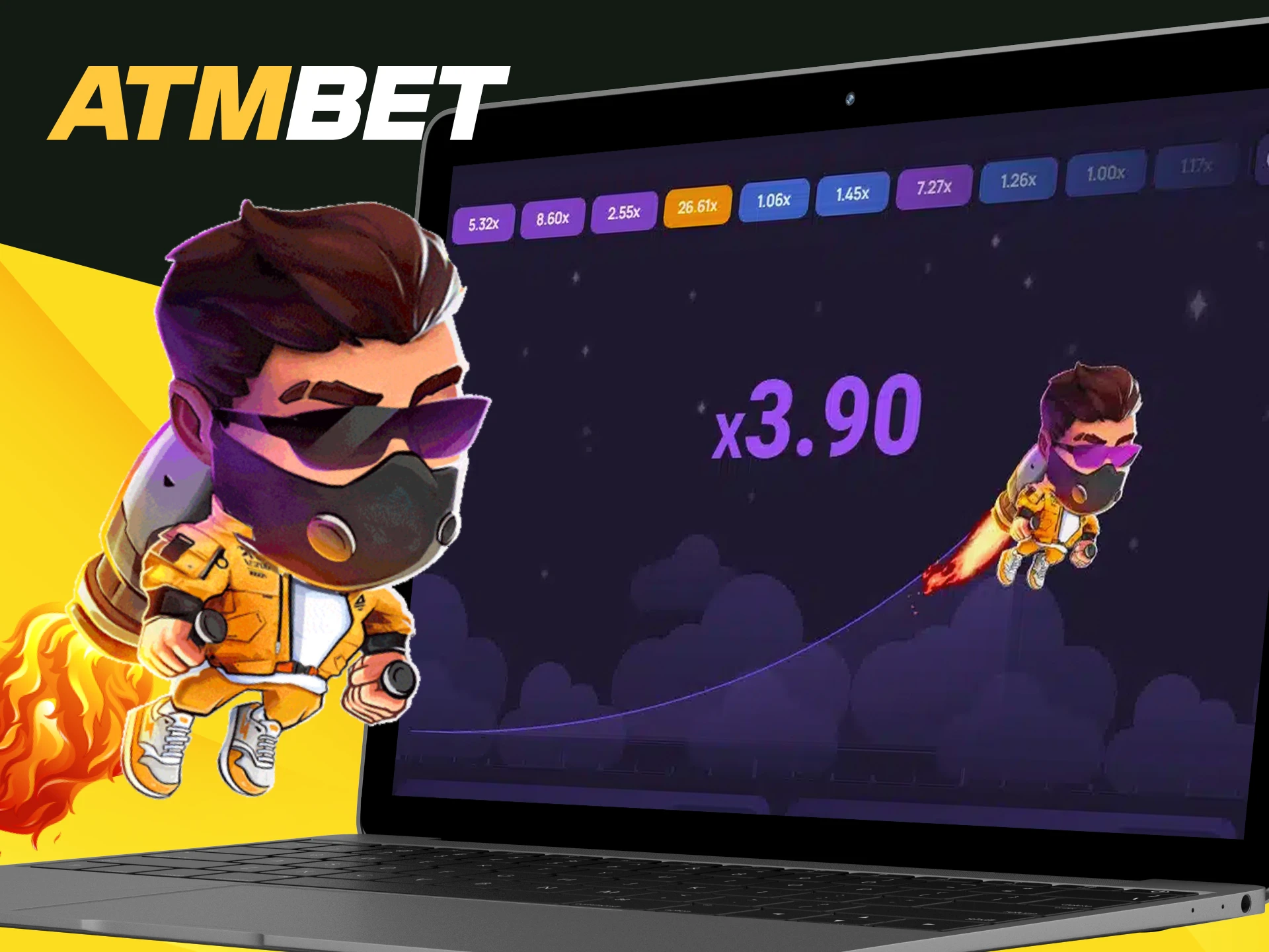 Quais são as vantagens de jogar Lucky Jet no casino online ATMBET.