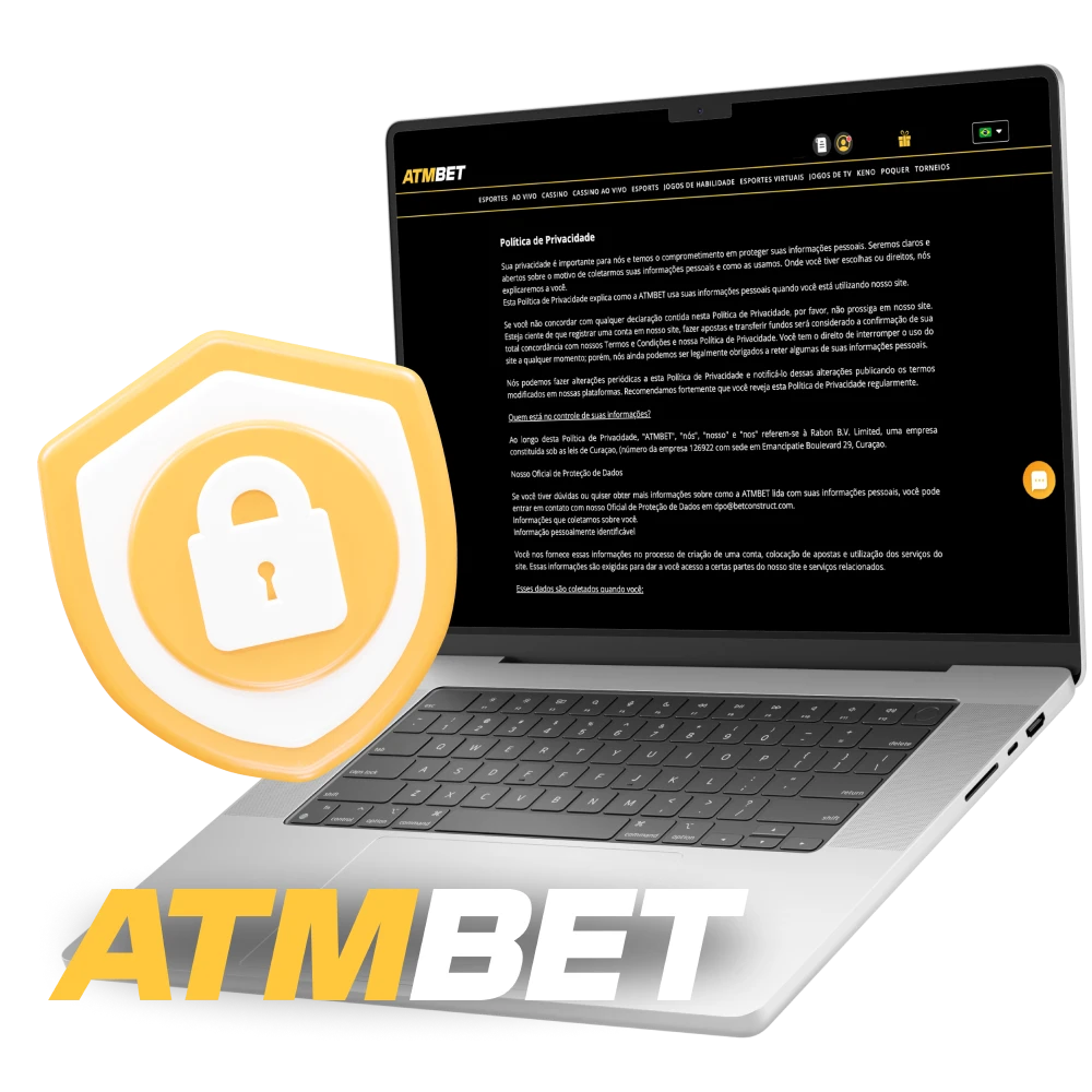 Onde posso ler a política de privacidade do casino online ATMBET.