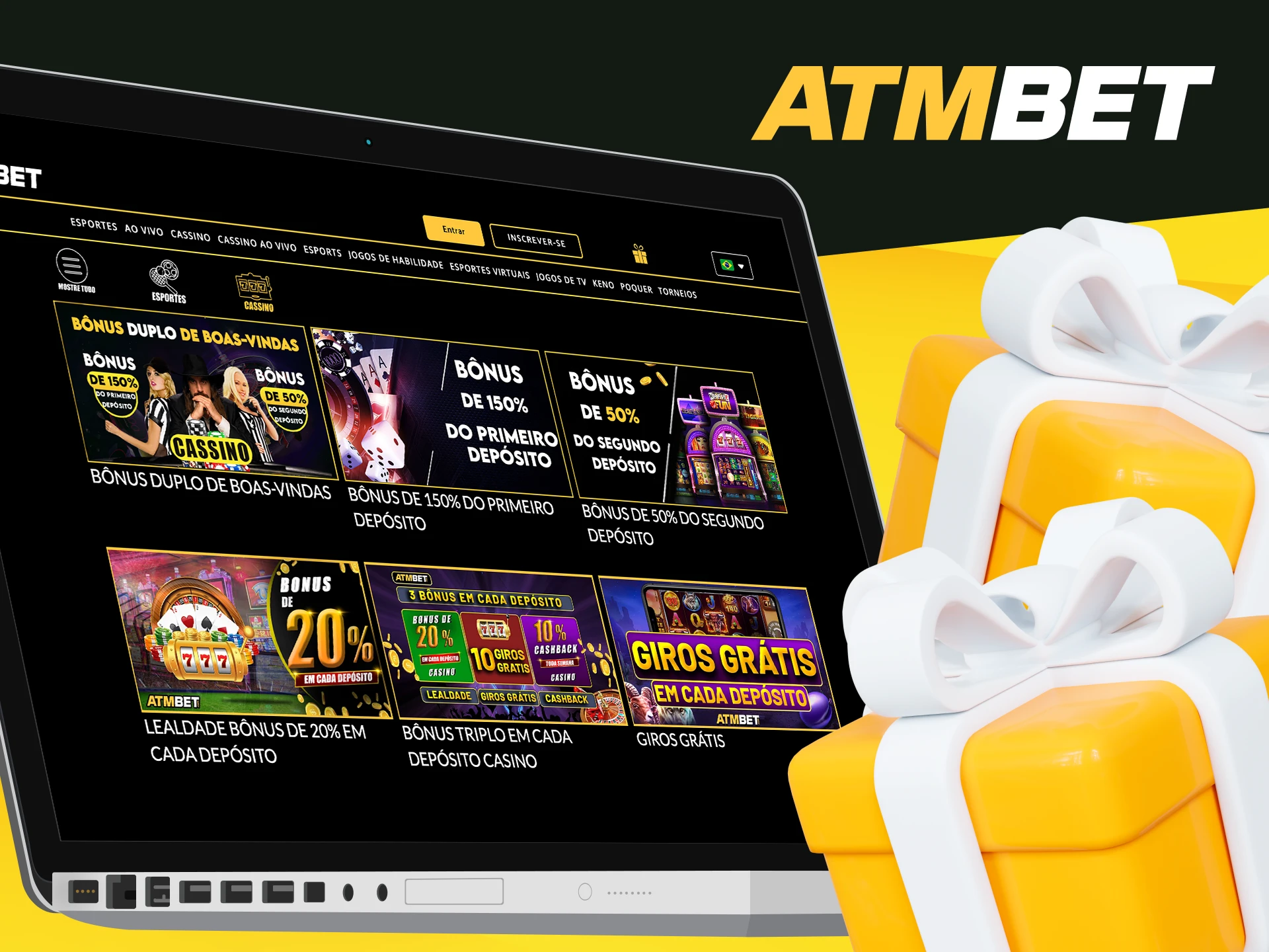 O que preciso fazer para receber Bônus de Cassino no cassino online ATMBET.