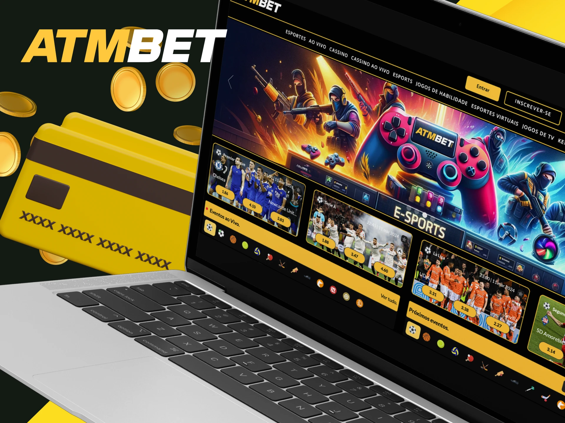 Como posso fazer um depósito no casino online ATMBET.