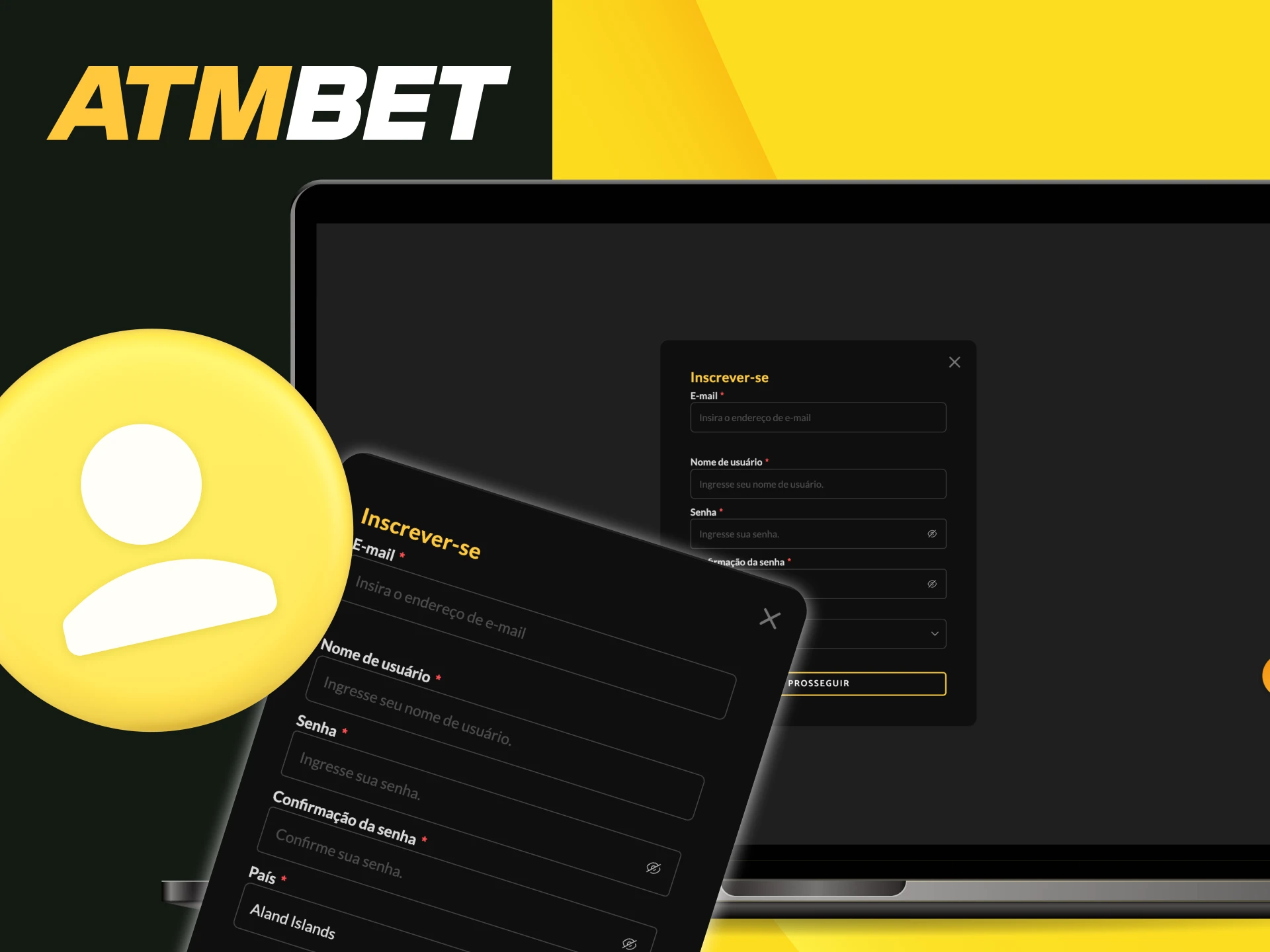 Como se registrar no site do cassino online ATMBET.