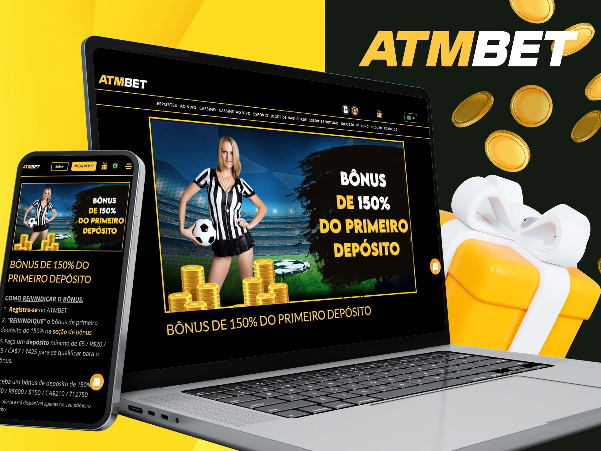 Como posso obter um bônus esportivo no site do cassino online ATMBET.