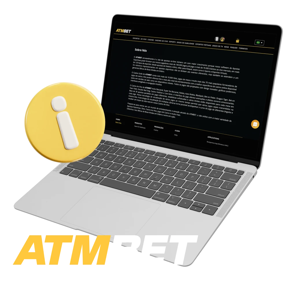 O que o cassino online ATMBET oferece aos usuários.