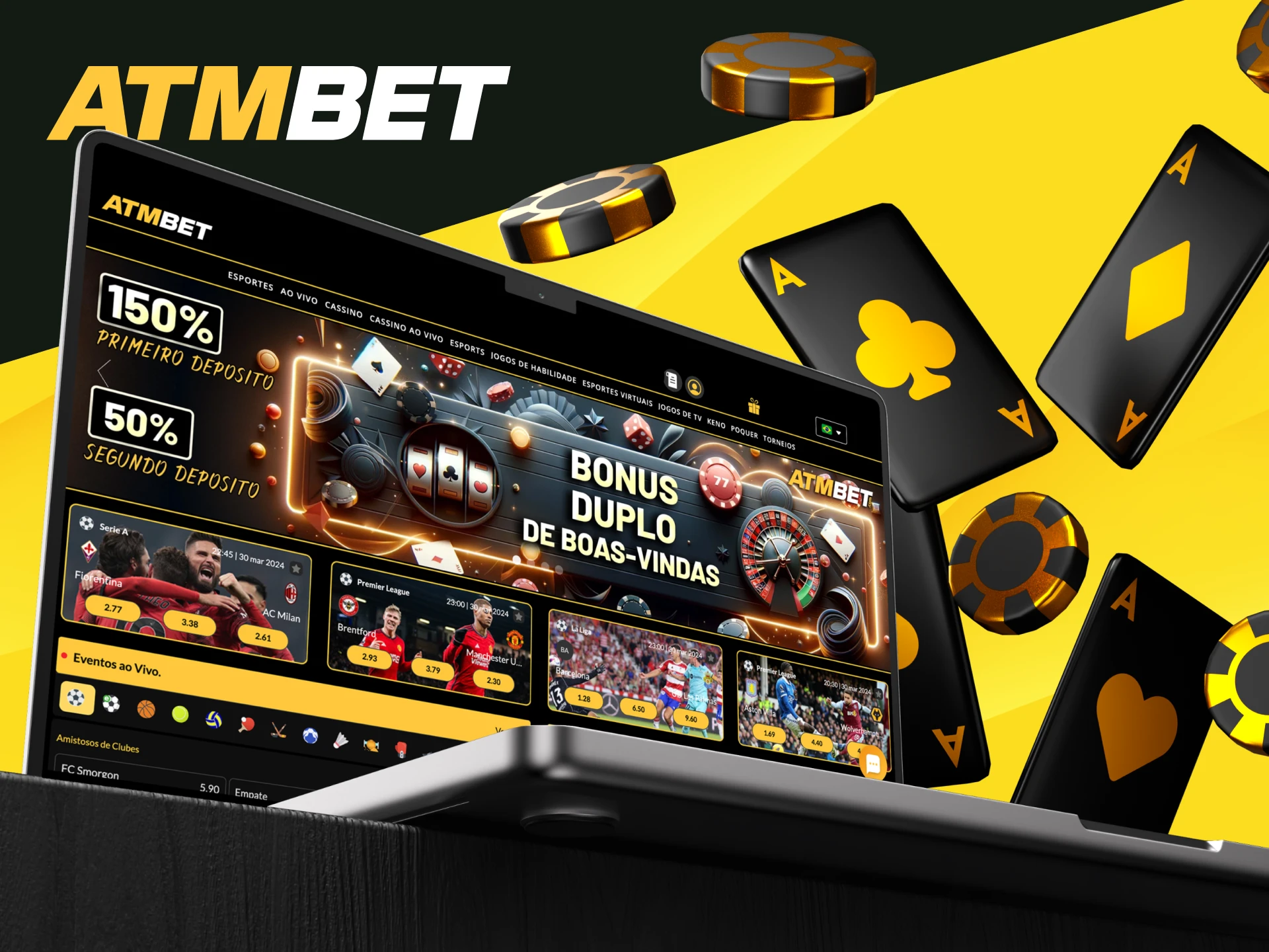 Que licença possui o casino online ATMBET.